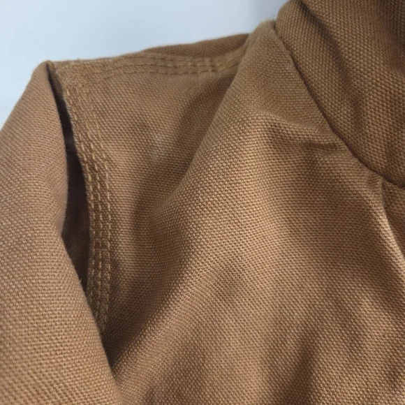 Carhartt Jacket Infant 12M Brown Hooded Insulated Canvas Workwear Boys Full Zip - Picture 6 of 9